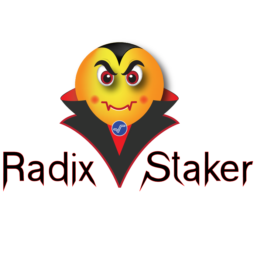RadixPortfolio stake tracker provided by RadixStaker logo